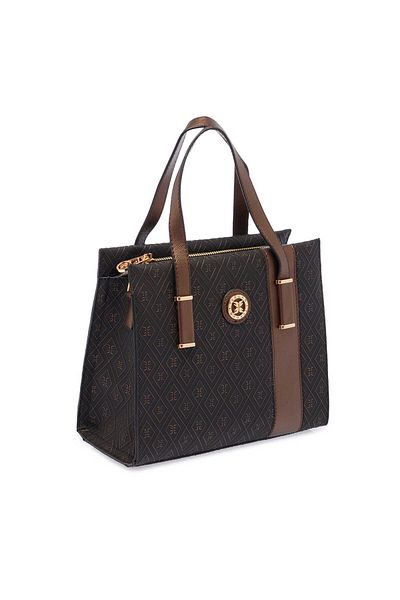 Tergan Bronze Print Women's Handbag - S25Y1Pr09149-R7P
