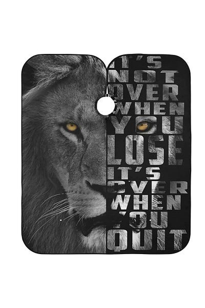 Choice B Barbershop Haircut Apron Tiger Lion Pattern Hairdressing Gown Waterproof Hairstyling Capes Antist.