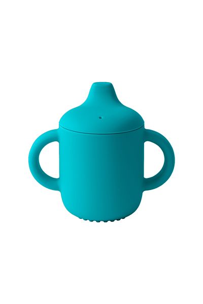 Choice 14- Mamaplan Silicone Baby Cup Portable Water Bottle With Double Handle Leakproof Baby Cups Feeding