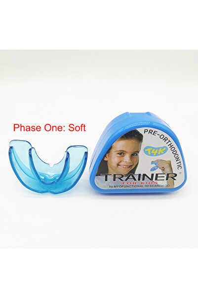 Choice1 مجموعة واحدة من أجهزة تدريب تقويم الأسنان للأطفال T4K باللون الأزرق ل...