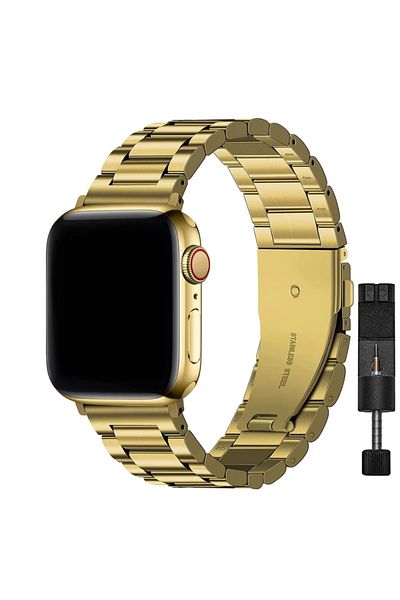 Choice 42mm 44mm 45mm 49mm Gold Stainless Steel Strap For Apple Watch Band 45mm Ultra 49mm 41mm 40mm 44mm 4