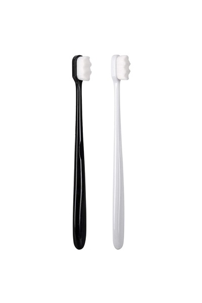 Choice 2pcs color mixing 2Pcs Sets Adult Toothbrush Ultra Soft-bristled Tooth...