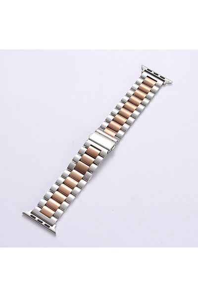 Choice 38mm 40mm 41mm 12 Silver rose gold stainless steel strap for apple watch band 38/42mm 41mm 40/44mm 4