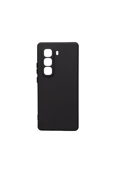 zore Infinix Hot 50 Pro Plus 4g Case Zore Piping Silicone - Black