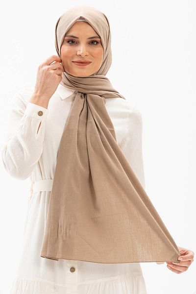 Eliş Şile Bezi Şile Cloth Shawl Mink Vzn