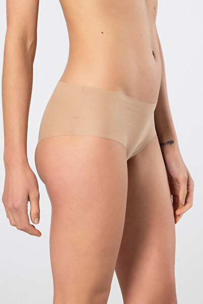 TÜREN Chiloți hipster din bumbac tăiați cu laser pentru femei 910/Mink