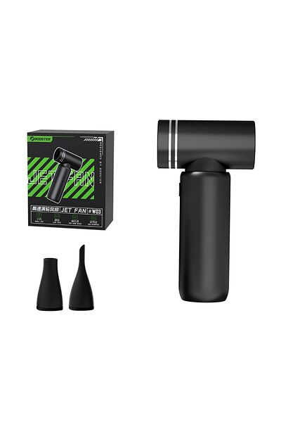 Choice Type C Charge Black Booster Jet Fan Turbo Mini Strong Portable Air Blower 110000RPM Electric Turbo B