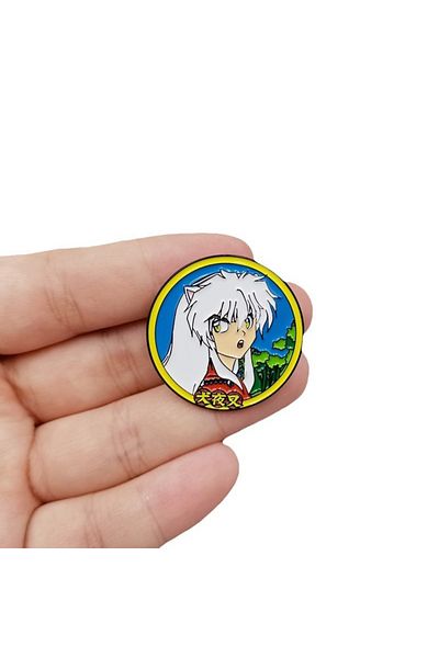 Choice Inuyasha Anime Inuyasha Brooch Cartoon Character Enamel Pin Couples Badge Jewelry Accessory For Fans