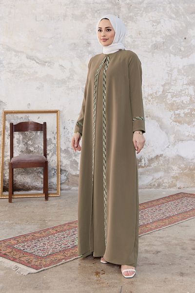 VAVİNOR Βραδινό φόρεμα Lara Plus Size - Mink