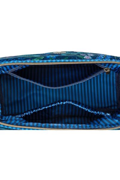 Pip Studio Cosmetic bag, Purse Medium, Pip Studio, Dark Blue, 22.5x9.5x15 cm, Querida collection