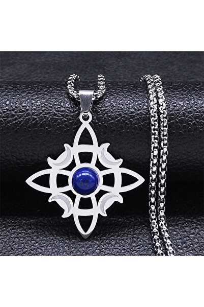 Choice صندوق B 50 من تشينغجين عقدة سلتيك ويكا إلهة القمر الثلاثية من الفولاذ ...