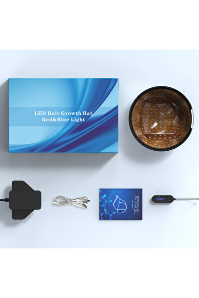 KTS UK black 236 Diodes Laser Hair Growth Cap LLLT Therapy Anti Hair Loss Treatment Promote Hair Regrowt