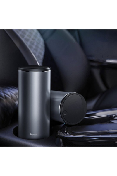 Baseus Gentleman Style Vehicle-mounted With 30 Special Trash Bags - 500 ml - Grey