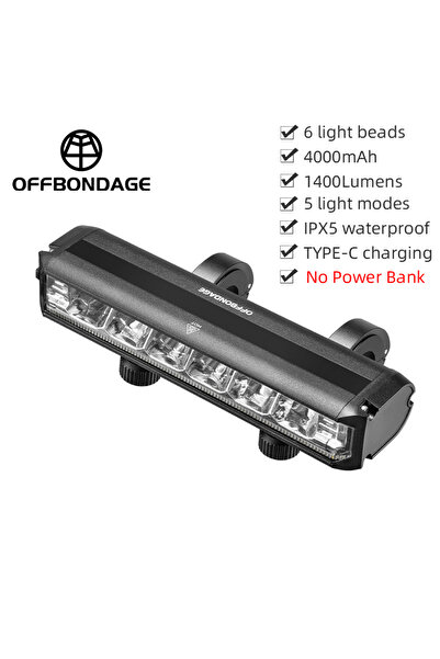 Choice HYY1400 OFFBONDAGE مصباح أمامي للدراجة 2600 لومن مصباح دراجة 8000 مللي...