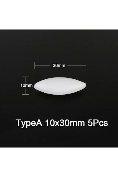 Choice A10x30 5 قطع 5 قطع قضيب مغناطيسي للمختبر أسطواني قضيب تحريك مغناطيسي 3 أنواع من التحريك المغناطيسي
