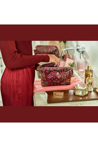 Pip Studio Geantă pentru cosmetice, Purse Medium, Pip Studio, Red, 22.5x9.5x15 cm, colecția Querida