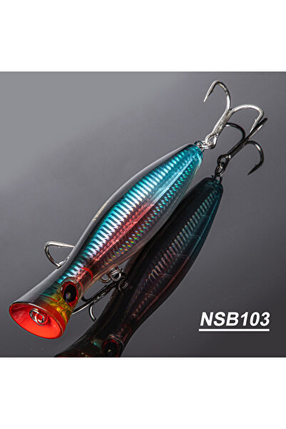 Choice طُعم صيد السمك Noeby Popper مقاس 120 مم ووزن 43 جم و103 جرام، 12 سم و4...
