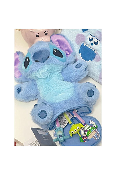 Choice Pen Case B Stitch Plush Cute Pencil Case Disney Anime Kawaii Pen Bag Kids School Home Stationery Box