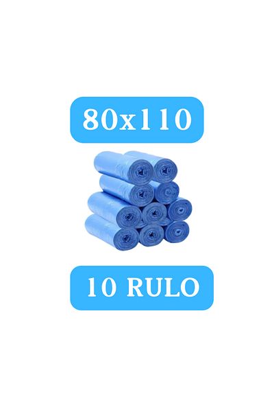By Cleaner Blue Jumbo Garbage Bag 10 Rolls 80X110 Size