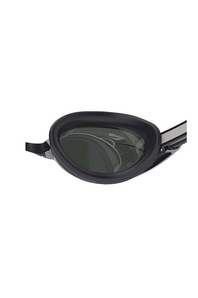 SPEEDO Vanquisher 3.0 مع مرآة - نظارات سباحة عاكسة باللون الأسود/الدخان/الفضي 8-00473409951