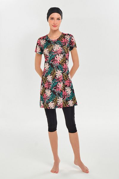 ROZAMAY 3601 Black Mine's Scanty Sleeves and Half Covered Pattern