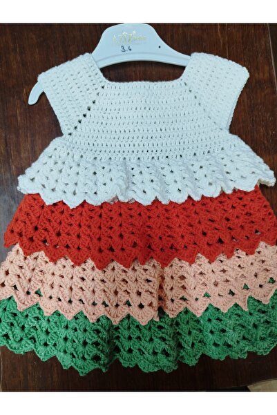 refiye tasarım Kız bebek elbisesi  1 - 2 yaş içindir