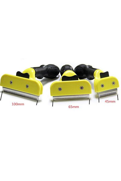 Choice 1pc L 1pc S/m/l Yellow Pet Hair Brushes For Dog Cat Small Animal Grooming Comb Tickle Fur Cleaning B
