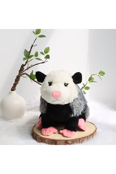 Choice 38cm White 38cm Cute Opossum Plush Toys Mouse Stuffed Animals Dolls Simulation Mouse Plushies Toy Ch