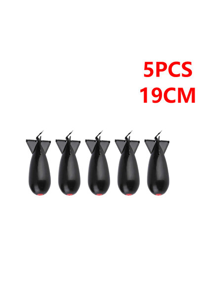 Choice أسود 19 سم 5 قطع 3-10 قطع صيد سمك الشبوط صاروخ تغذية Spod قنبلة طفو ال...