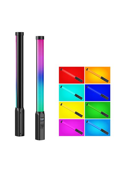 Choice 50CM NEW RGB Handheld RGB Colorful Video Stick Light 50CM LED Light Wand CRI 95+ 2500K-9000K Photogr