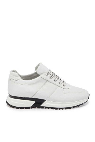 Tergan Beyaz Hakiki Deri Erkek Sneaker - E24ı1ay56617-a26