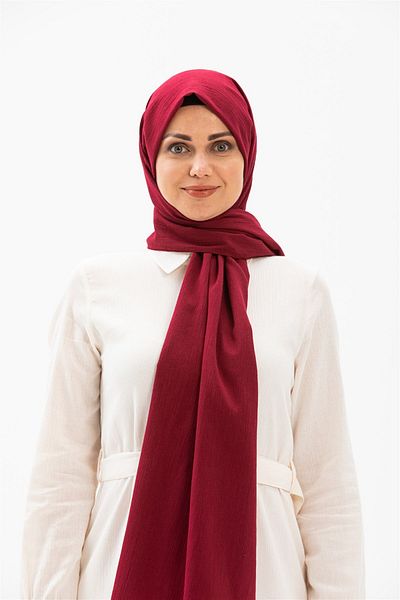Eliş Şile Bezi Şile υφασμάτινο σάλι Claret Red Brd
