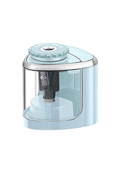 Choice blue Tenwin Electric Auto Pencil Sharpener Safe Student Helical Steel Blade Sharpener for Artists Ki