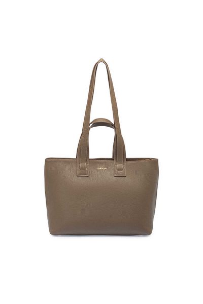 Tergan Beige Genuine Leather Women's Shoulder Bag - S25Y1Bc80173-B73