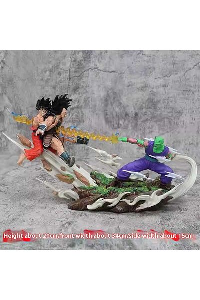 Choice about 20cm 20cm Sky Piccolo Son Goku Dragon Ball Anime Figures Famous Scene World Penetrate Energy B