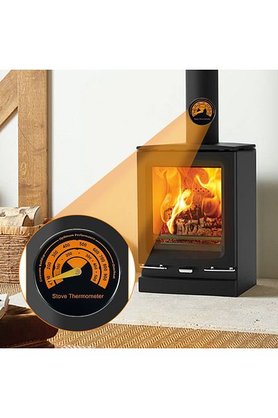 Choice Wood Stove Thermometer Magnetic Oven Stove Temperature Meter For Wood Burning/gas/pellet Stove/st...