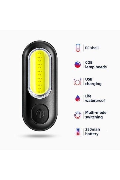 Choice Pt-6005 Rockbros Bicycle Rear Light 250 Mah Usb Rechargeable Ultralight Cycling Light Warning Rainpr