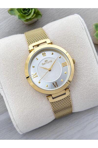 Belmond Orijinal Su Geçirmez Renk Garantili Çelik Hasır Kordon Kadın Kol Saati