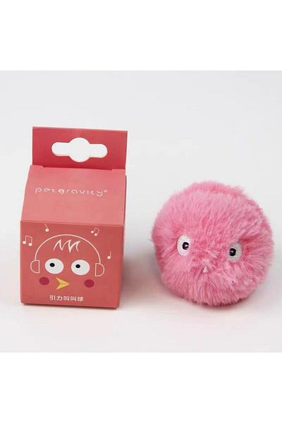 Choice G834A Red Interactive Ball Smart Cat Toys Plush Electric Catnip Training Toy Kitten Touch Sounding P
