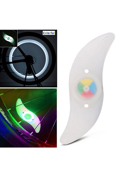 Choice Colorful Bike Wheel Spoke Light Tire Lights 3 Mode LED Waterproof Bike Safety Warning Easy To Instal