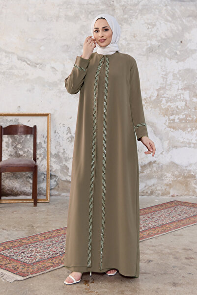 VAVİNOR Βραδινό φόρεμα Lara Plus Size - Mink