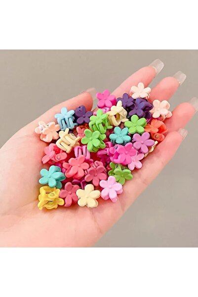 Choice مشبك شعر كروما فلاور 50 قطعة، مشبك شعر صغير لطيف على شكل موزة، غطاء رأس كرتوني غير قابل للانزلاق