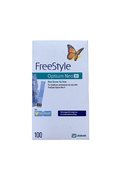 Choice 100s Abbott Freestyle Optium Blood Glucose Test Strips | Free Style Optium Test Stri