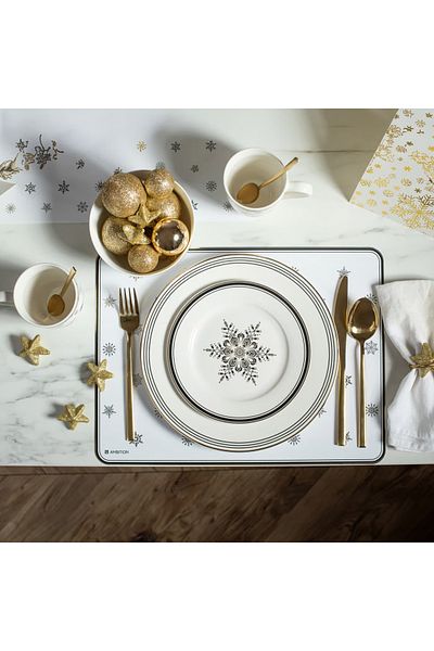 Ambition Stainless steel cutlery set, 24 pieces, 6 people, gold, Como Gold