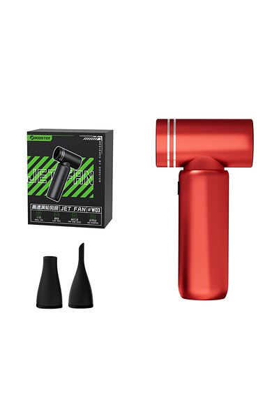 Choice Type C Charge Red Booster Jet Fan Turbo Mini Strong Portable Air Blower 110000RPM Electric Turbo Blo