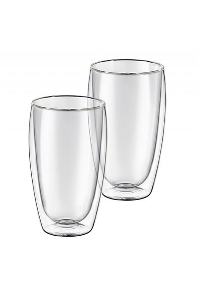 Ambition Set 2 pahare 450ml, sticla termorezistenta, Mia