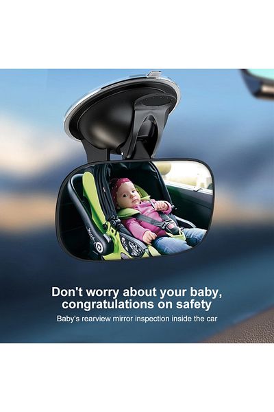sikeo Clip type Car Safety View Back Seat Mirror Baby Car Mirror Infant Facing Rear Ward Child Care Safety