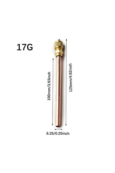Choice 5PCS/Set Garden Air Conditioner Refrigeration 125mm Accessories Valves Copper Tube Filling Parts ...