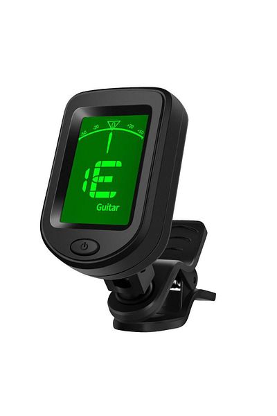 Choice black JT-02 Clip-On Electronic Guitar Tuner Digital Tone Tuner for Electric Bass Guitar Violin Ukule