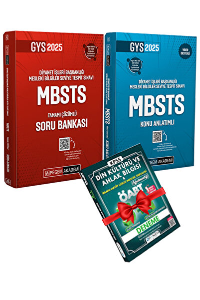 Pegem Akademi Yayıncılık GYS Pegem A. Diyanet İşleri B. MBSTS SoruB.-Konu A.+...